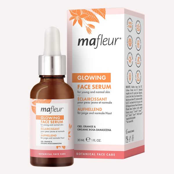 Sérum facial para piel joven y sin brillo