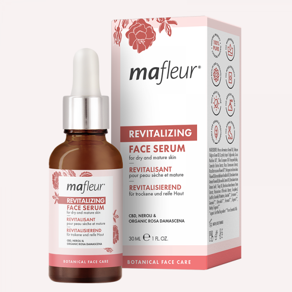 Sérum facial revitalizante para piel seca y madura