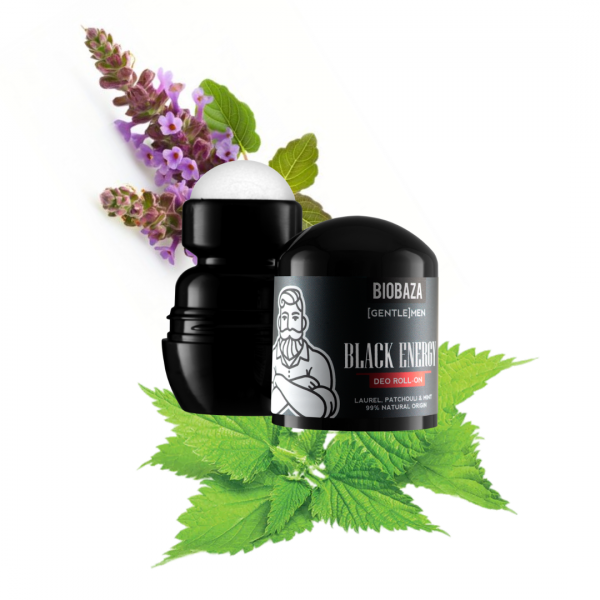 Black Energy Desodorante natural para hombre