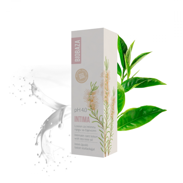 INTIMA pH4 Loción íntima sin jabones para mujer con árbol de té