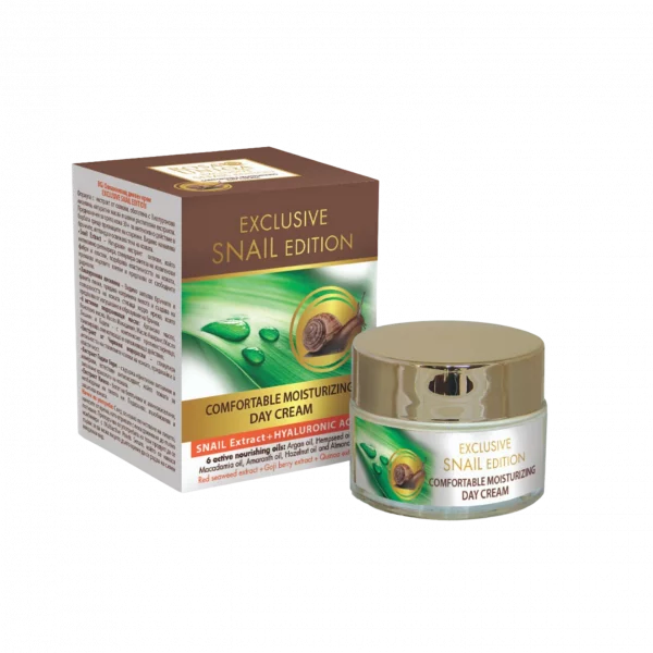 Crema de día restauradora de caracol, AH y Q10