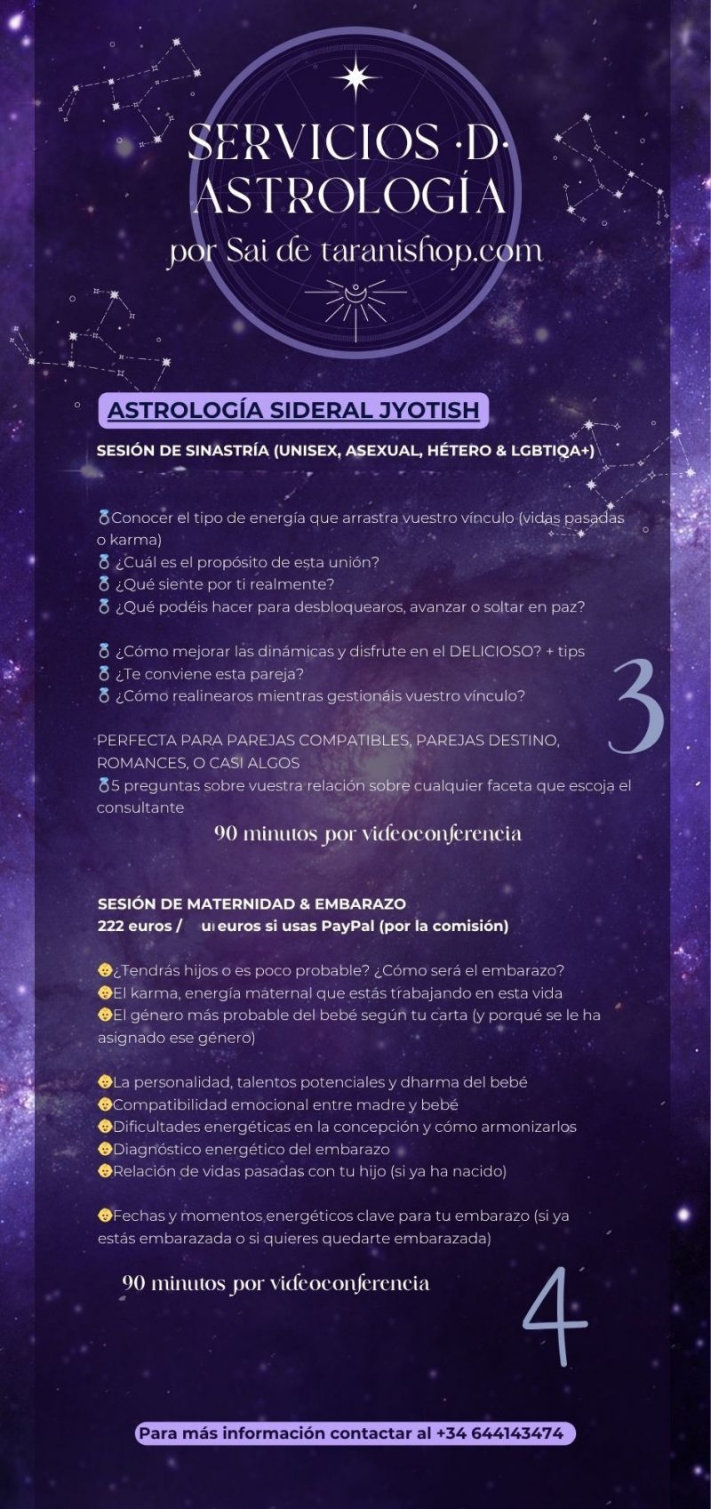 ASTROterapia: sesión de astrología sideral, matriz del destino o tarot con nuestra cofundadora Sai - Imagen 6