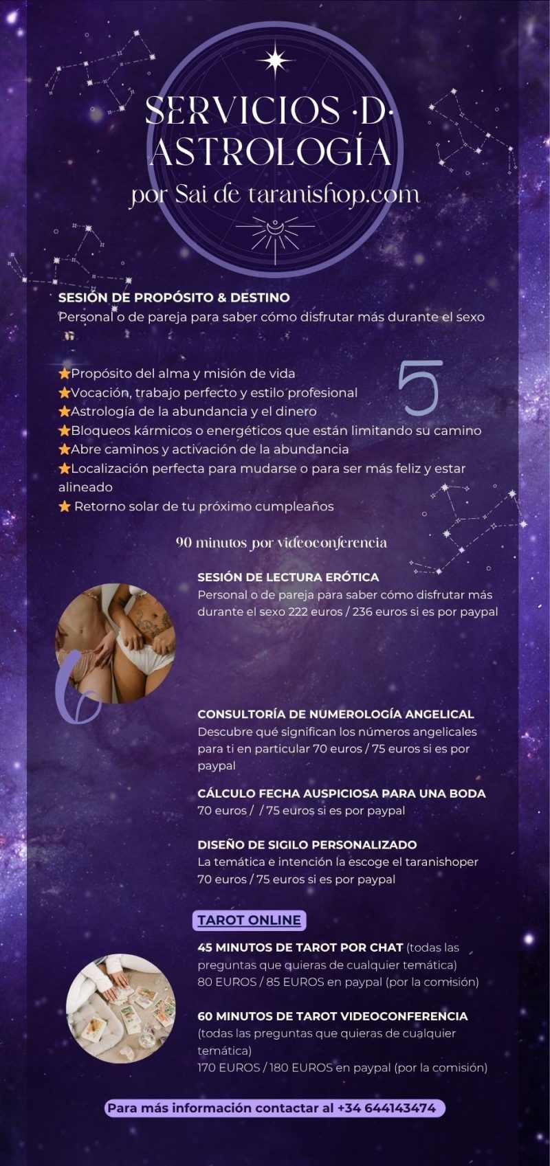 ASTROterapia: sesión de astrología sideral, matriz del destino o tarot con nuestra cofundadora Sai - Imagen 7