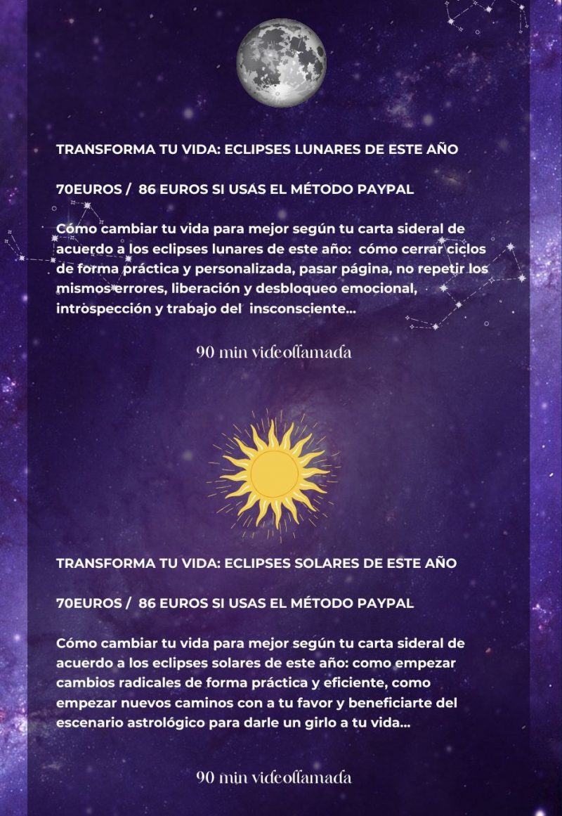 ASTROterapia: sesión de astrología sideral, matriz del destino o tarot con nuestra cofundadora Sai - Imagen 8