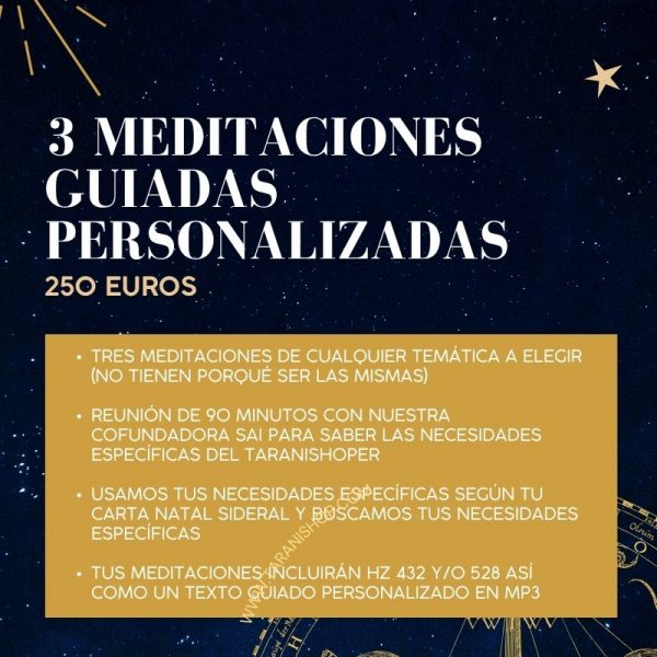 Composición de 3 meditaciones personalizadas