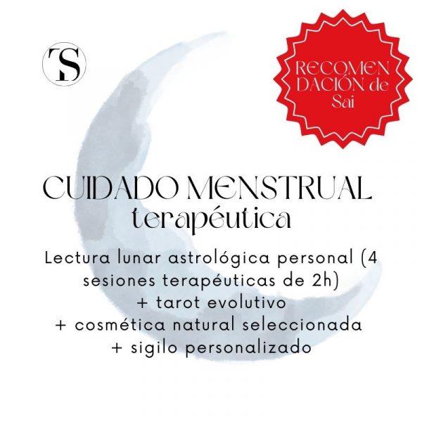 Pack terapéutico MENSTRUAL: Mujer cíclica & autocuidado consciente (4 semanas + cosmética)