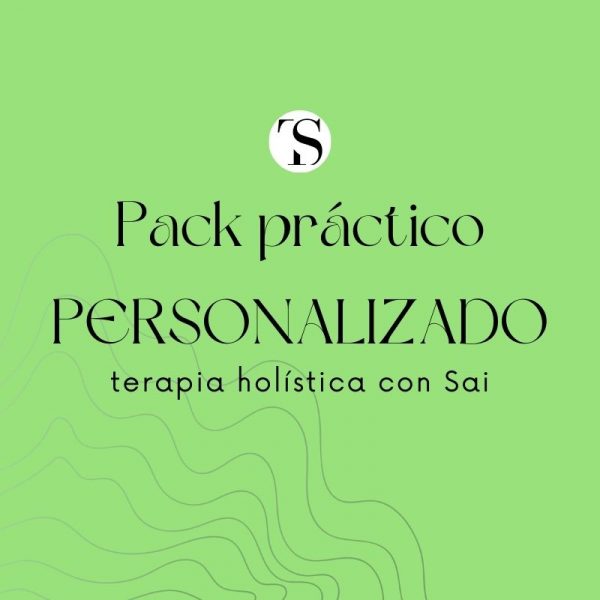 Pack práctico PERSONALIZADO de terapia holística con Sai